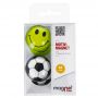 Magnesy Magnet Smiley/Piłka, 2szt 3.5cm - 2